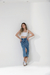 Saia Midi Jeans na internet