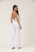 Calça Wide Leg Branca Com Tachas - BLD Jeans