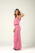 Calça Alfaiataria Linho Rosa - comprar online
