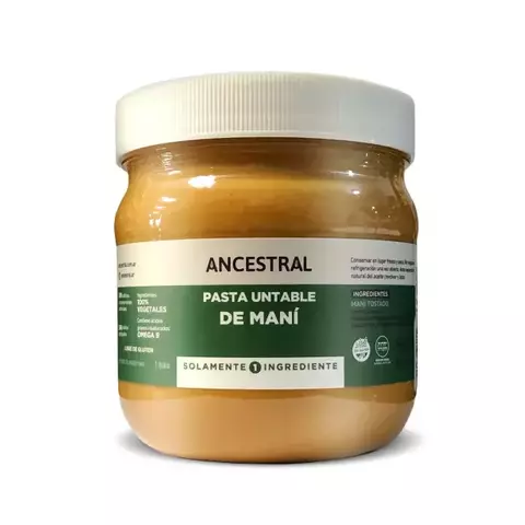Crema Untable de Maní Ancestral x 1 Kg Celinda Alimentos sin TACC