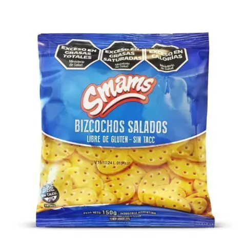 Bizcochitos Salados Smams x 150g Celinda Alimentos sin TACC