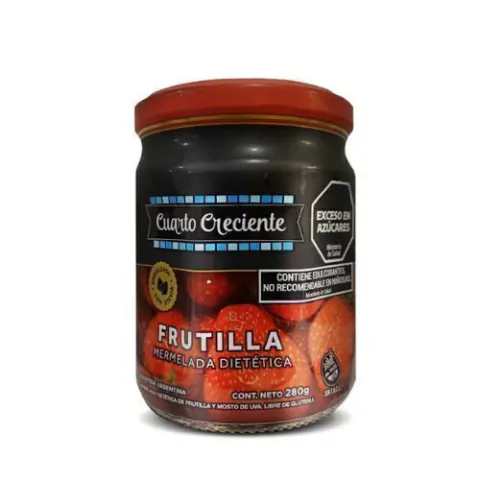 Mermelada de Frutillas con Stevia Cuarto Creciente x 300g Celinda Alimentos sin TACC