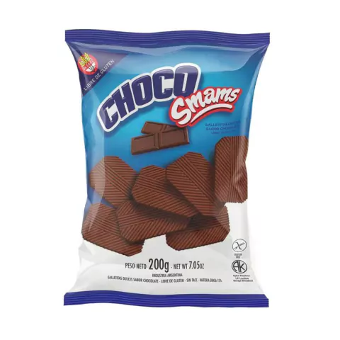 Galletitas Choco Smams Familar x 200g Celinda Alimentos sin TACC