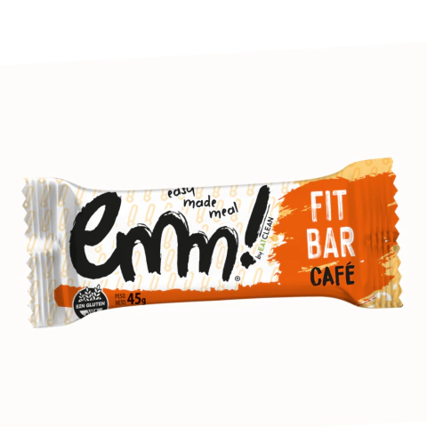 FIT BAR barra proteica de Maní y Café con chocolate EMM x 45g Celinda Alimentos sin TACC