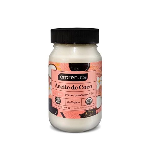 Aceite de Coco Virgen ORGANICO - Entrenuts x 360g - buy online
