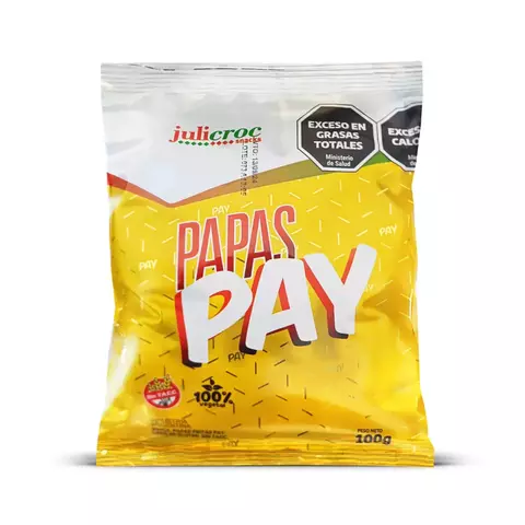 Papas Pay clásicas Julicroc x 100g Celinda Alimentos sin TACC