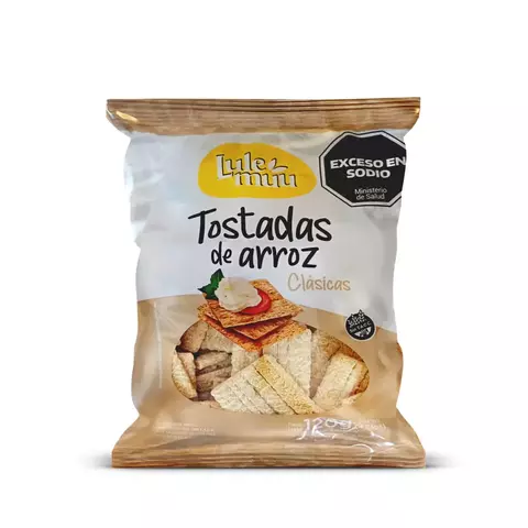 Tostaditas de Arroz Clasicas LULEMUU x 120g Celinda Alimentos sin TACC