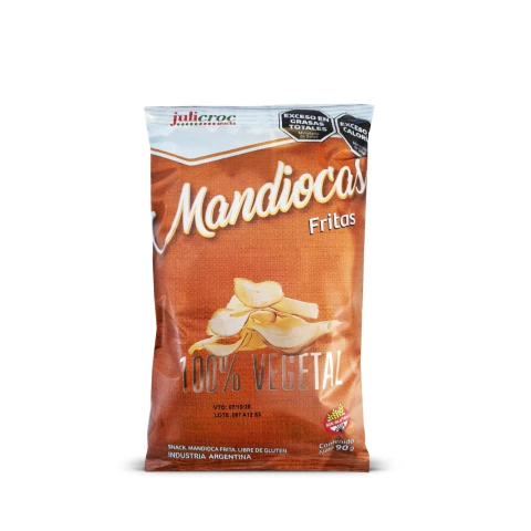 Chips de Mandiocas Fritas Julicroc x 90g Celinda Alimentos sin TACC