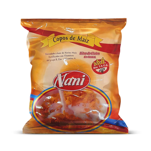 Copos de Maiz Naturales x 400g - Nani Celinda Alimentos sin TACC