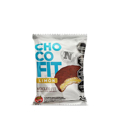 Alfajor Arroz ChocoFit Limón con Chocolate Negro x 24g - buy online