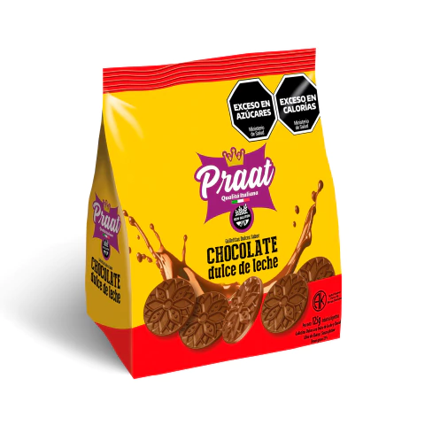 Galletitas Choco y Dulce de Leche PRAAT x 125g Celinda Alimentos sin TACC
