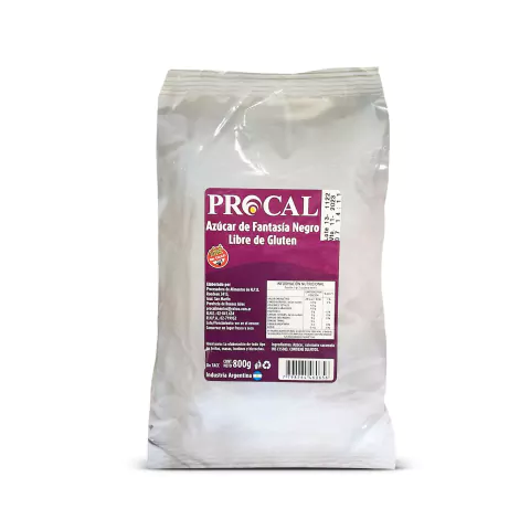 Azúcar Negro de Fantasía x 800g - PROCAL Celinda Alimentos sin TACC