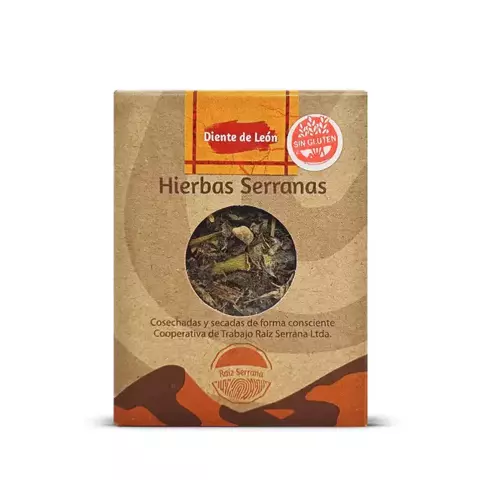 Diente de León - Raíz Serrana Hierbas Naturales x 20g Celinda Alimentos sin TACC