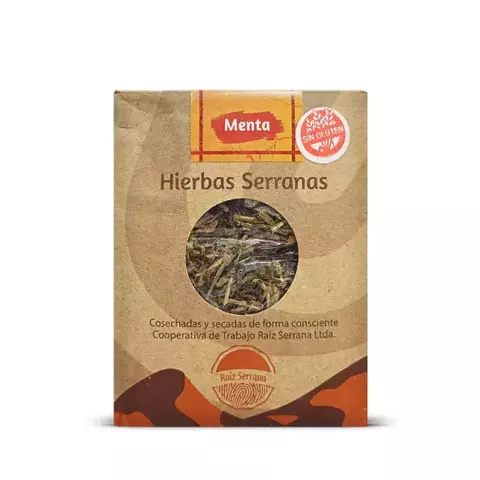 Menta seca - Raíz Serrana Hierbas Naturales x 25g