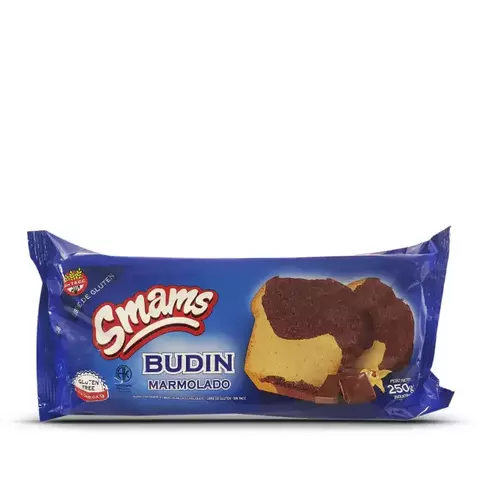 Budin Marmolado Vainilla Chocolate SMAMS x 250g Celinda Alimentos sin TACC