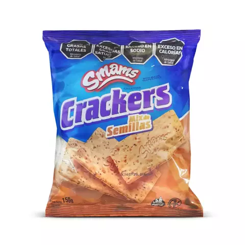 Crackers SMAMS con Semillas x 150g Celinda Alimentos sin TACC