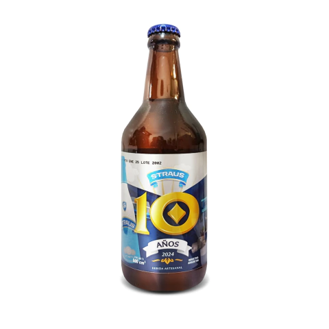 Cerveza Straus Aniversario Classic Golden Ale x 500cc Celinda Alimentos sin TACC