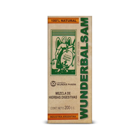 Wunderbalsam - Suplemento Digestivo de Hierbas x 200cc Celinda Alimentos sin TACC