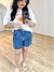 Short Paola jeans claro