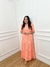 Vestido Elizandra salmão - comprar online