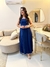 Vestido Eduarda azul marinho