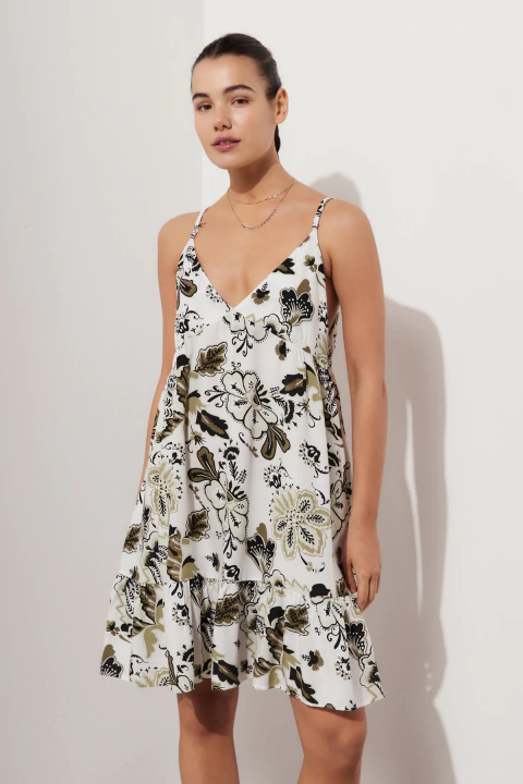 VESTIDO CORTO PRINT (I33227)