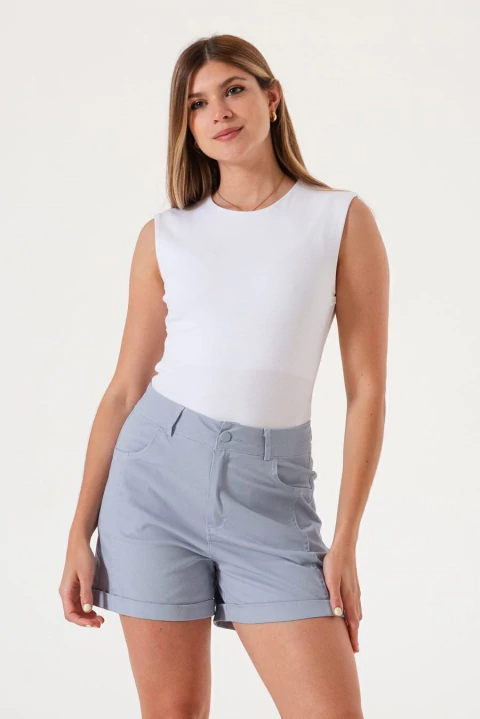 SHORT GABARDINA Y LYCRA (KY079)