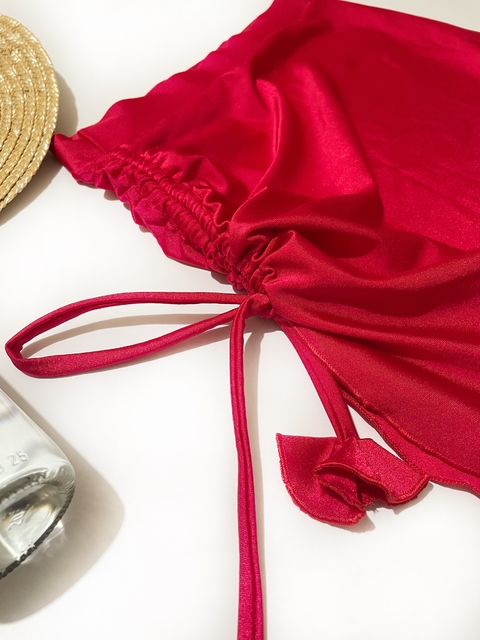 Saia Carola Vermelha