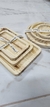 Bandejas de Madera x3 - comprar online