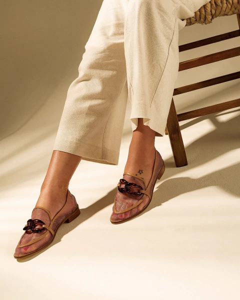 Mocassim Paris Tela Natural - comprar online