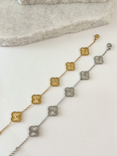 Pulseira Trevo- aço inoxidável - comprar online