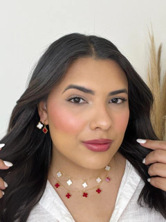 Colar Trevo Virgínia - Banhado a ouro - comprar online