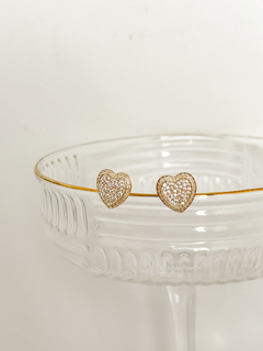 Brinco Love - banhado a ouro - comprar online