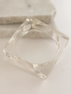 Bracelete acrílico quadrado - comprar online