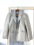BLAZER COURO OFF - PP/P - Brechó Bacana