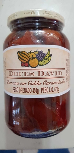 banana em calda caramelada 450g