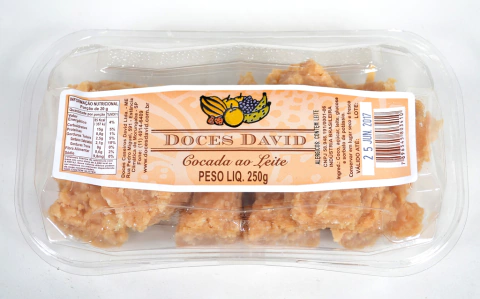 cocada ao leite 250g