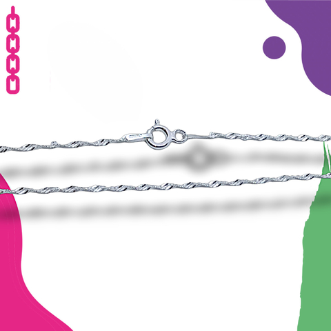 Collar plata italiana Singapur