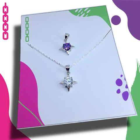 Collar de plata italiana 925 Con Dije N226