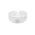 Anillo plata italiana N22