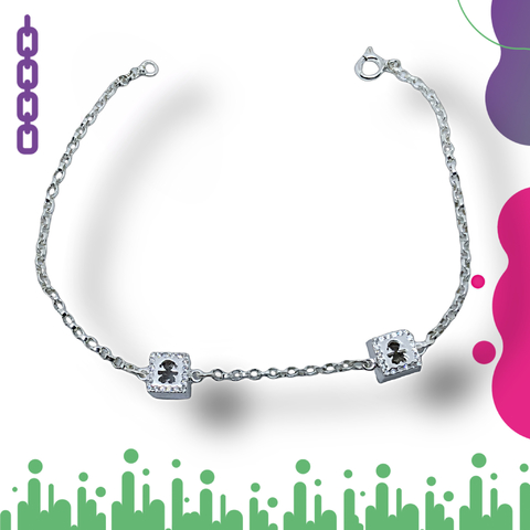 Pulsera con Dijes Plata 925 N52