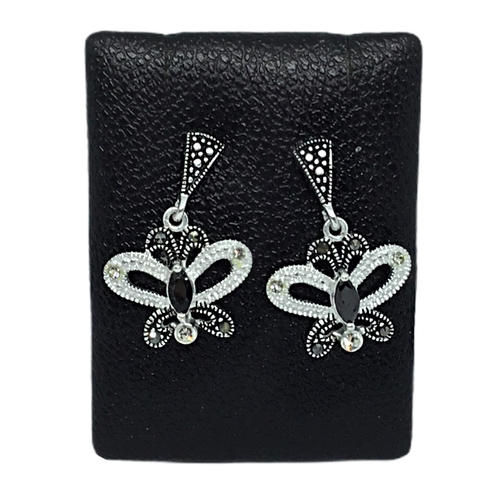 Aros N12 plata italiana Mariposa