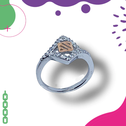 Anillo plata italiana N77