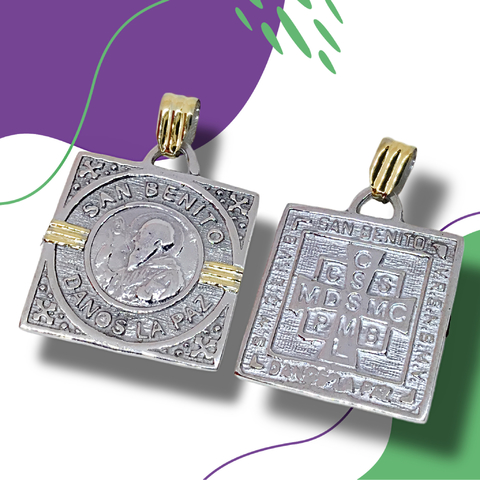 Dije plata y oro D65