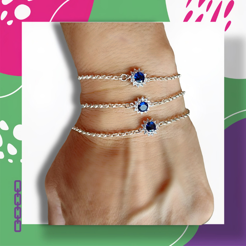 Pulsera con Dijes Plata 925 N62