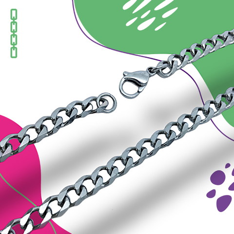 Collar de acero Groumet Diamantada