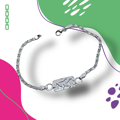 Pulsera con Centro Plata 925 N22