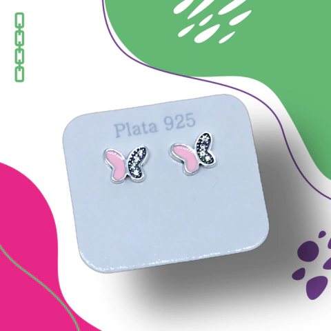 Aros plata italiana 925 N67