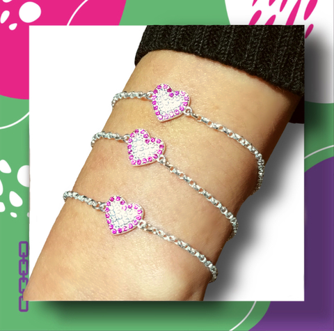 Pulsera con Dijes Plata 925 N89