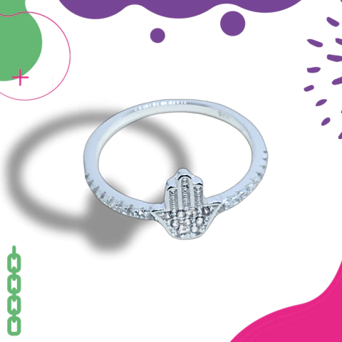 Anillo plata italiana N96